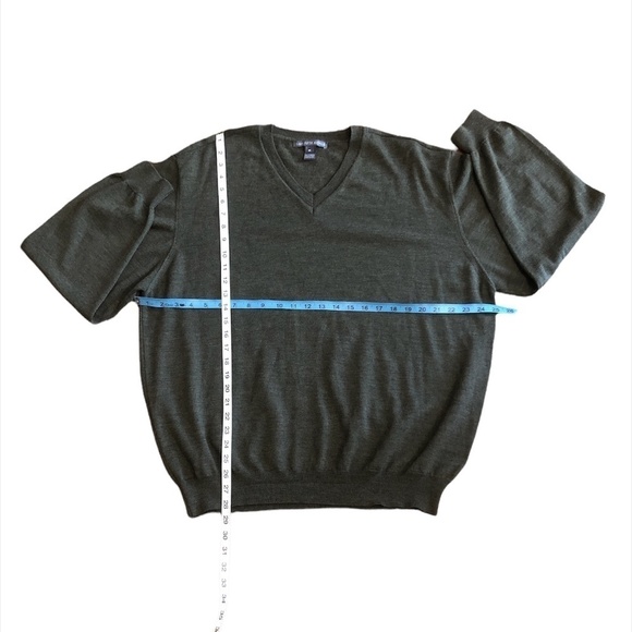 SAKS FIFTH AVENUE Sweater Women's Size XL Green Extra Fine Pullover - Picture 2 of 5